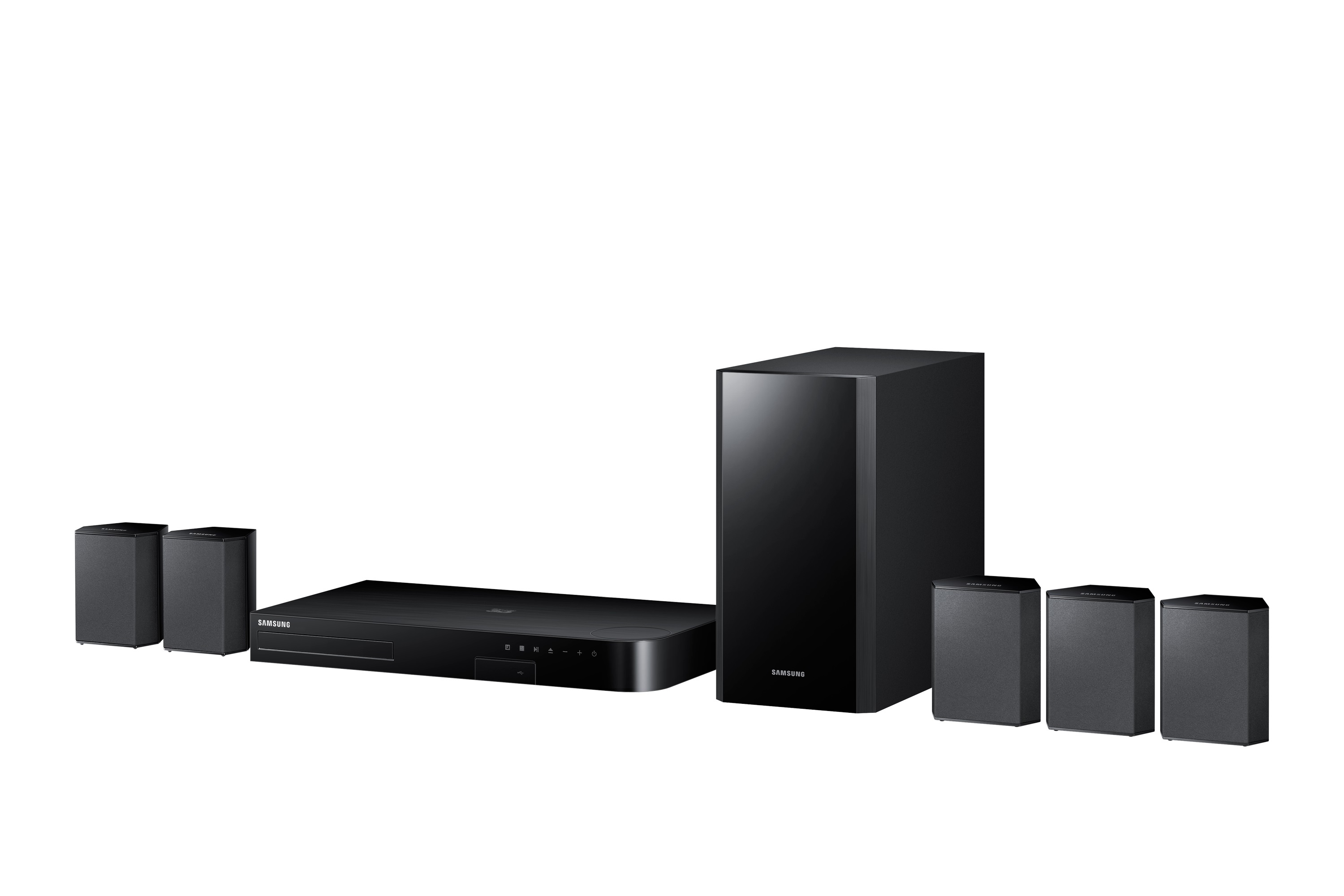 SAMSUNG HOME THEATER - SHORT SPEAKERS 500 WATT HT-J4500K/XA ...